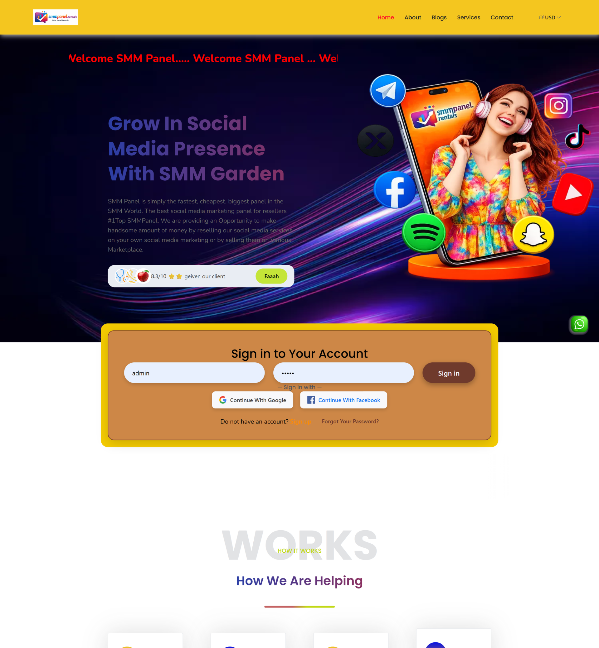 Classical SMM Panel Complete Website